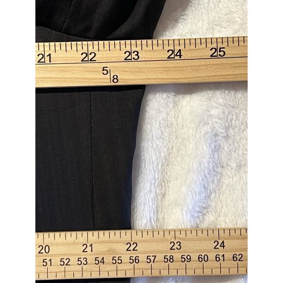 Armani Collezioni Mens 46L 39x31 Brown Black Stripe Designer Luxury Suit - Picture 11 of 16